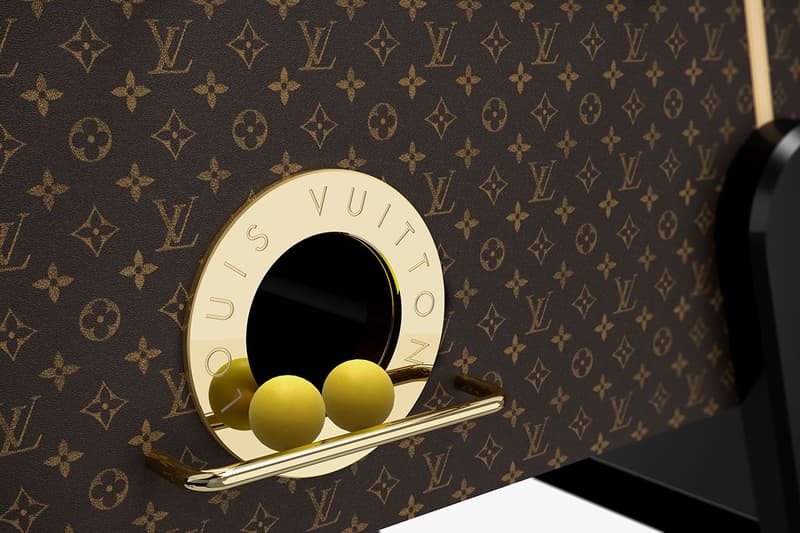 Louis Vuitton and the Art of Gaming: Le Babyfoot Football Table Homeware Game Traditional French Design Monogram made-to-order Eclipse Epi Leather Damier Graphite