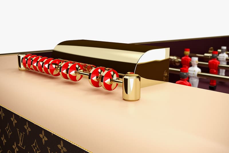 Louis Vuitton and the Art of Gaming: Le Babyfoot Football Table Homeware Game Traditional French Design Monogram made-to-order Eclipse Epi Leather Damier Graphite