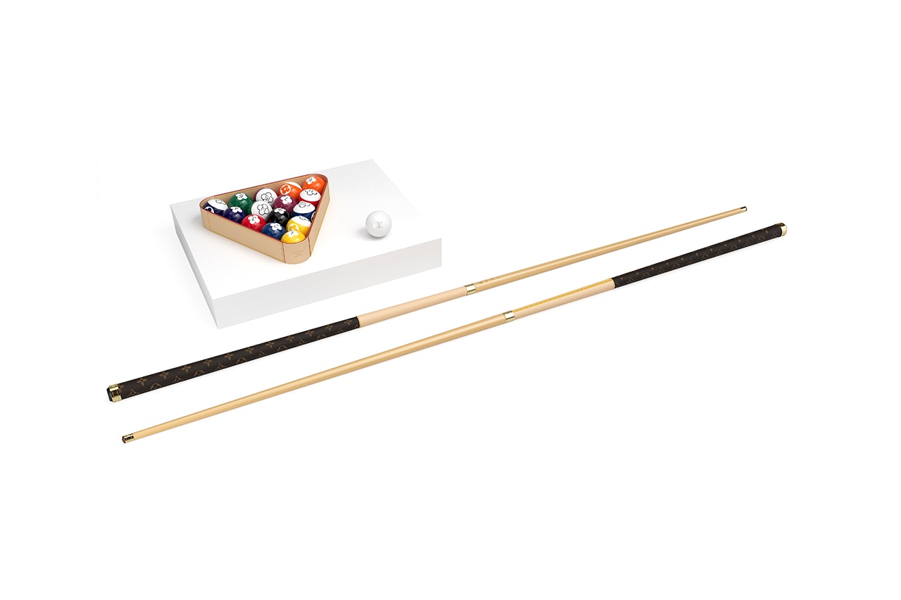 louis vuitton billiards set made to order release information details homeware pool snookeer balls cue table buy cop purchase order