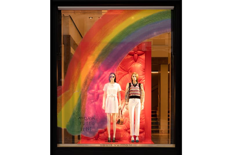 Louis Vuitton The Rainbow Project Window Designs Paris Madrid Rome Frankfurt Madrid Milan Rainbows Drawings Animations Local