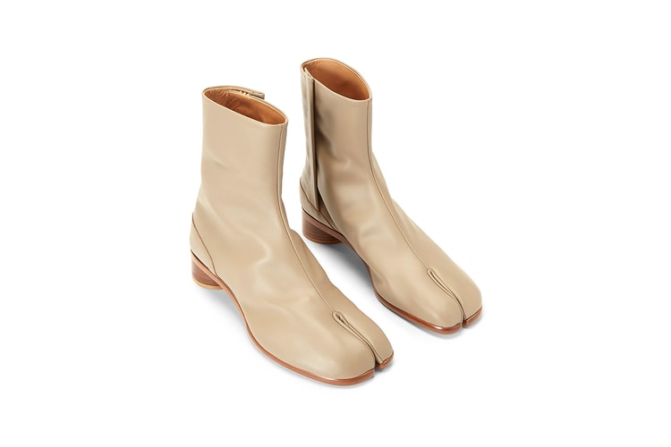 Maison Margiela Drops Luxurious Tabi Ankle Boot in Beige