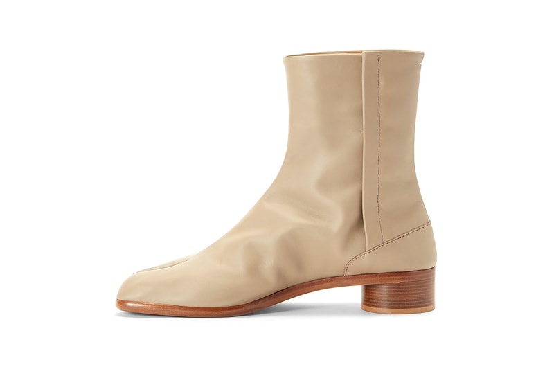 Maison Margiela Tabi Ankle Boot "Beige" Release Information Closer Look LN-CC Cop Online Footwear Luxury Heeled Boots Mens Unisex Cream Summer Shoe 