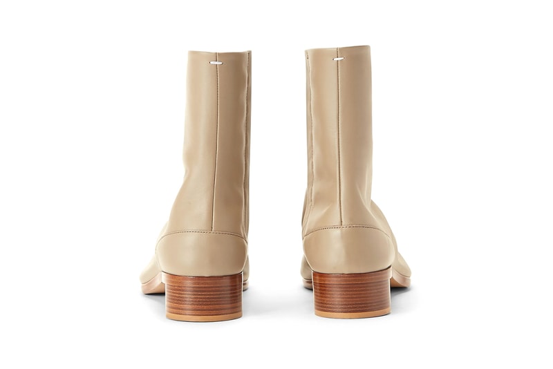 Maison Margiela Tabi Ankle Boot "Beige" Release Information Closer Look LN-CC Cop Online Footwear Luxury Heeled Boots Mens Unisex Cream Summer Shoe 