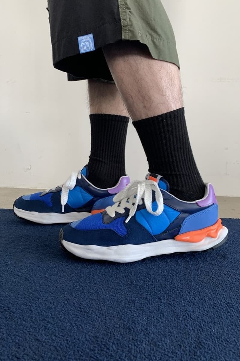 Maison Mihara Yasuhiro MMYDBSS Sneakers white black blue menswear streetwear shoes sneakers footwear kicks runners trainers spring summer 2020 collection japanese designer chunky