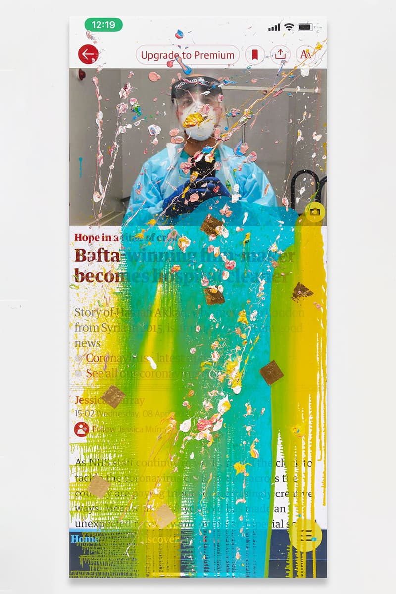 marc quinn viral paintings coronavirus pandemic artworks young british artists