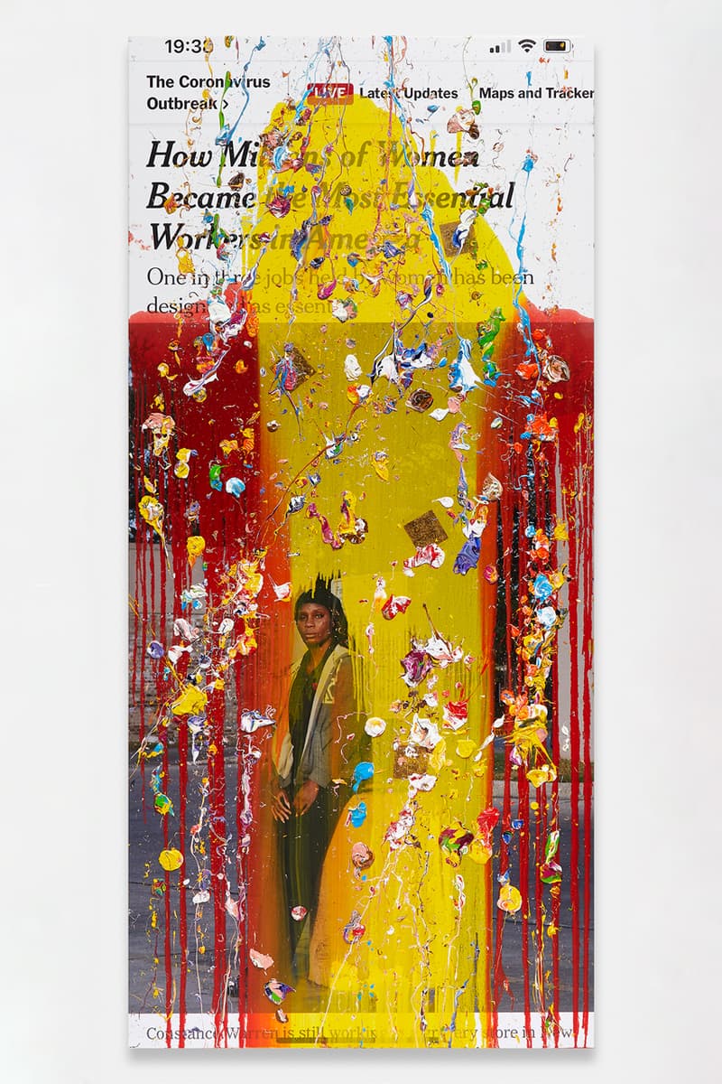 marc quinn viral paintings coronavirus pandemic artworks young british artists