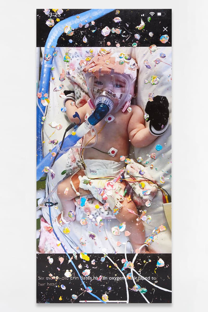 marc quinn viral paintings coronavirus pandemic artworks young british artists