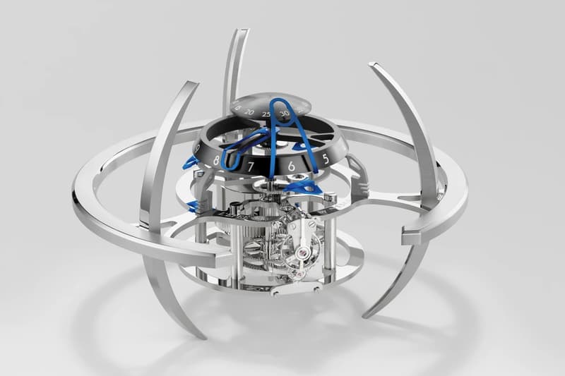MB&F x L’Epée 1839 Starfleet Explorer Clock Release Info green red blue home interior goods industrial design timepiece