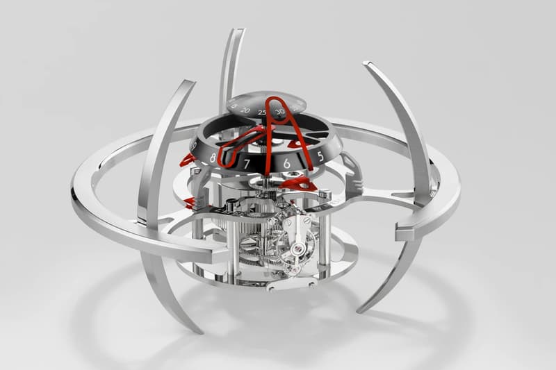 MB&F x L’Epée 1839 Starfleet Explorer Clock Release Info green red blue home interior goods industrial design timepiece