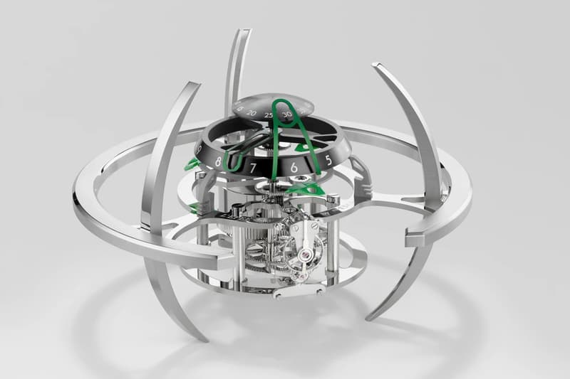MB&F x L’Epée 1839 Starfleet Explorer Clock Release Info green red blue home interior goods industrial design timepiece