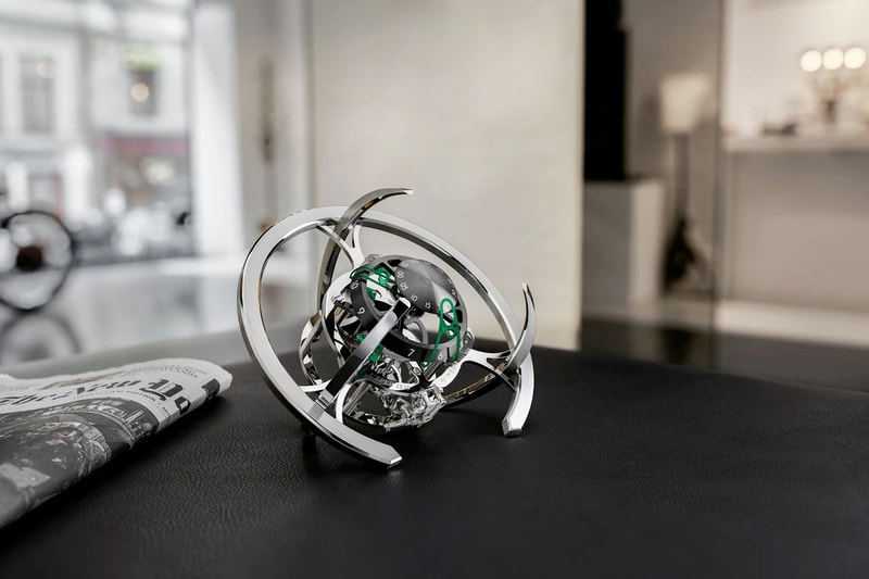 MB&F x L’Epée 1839 Starfleet Explorer Clock Release Info green red blue home interior goods industrial design timepiece 