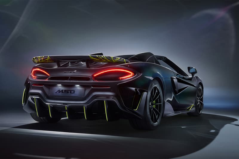 mclaren 600lt spider car racer racing sportscar supercar exclusive mso special operations design theme paint job makeover