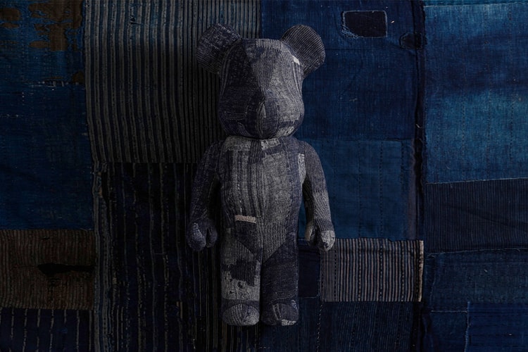 FDMTL and Medicom Toy Craft Patchwork Denim BE@RBRICK