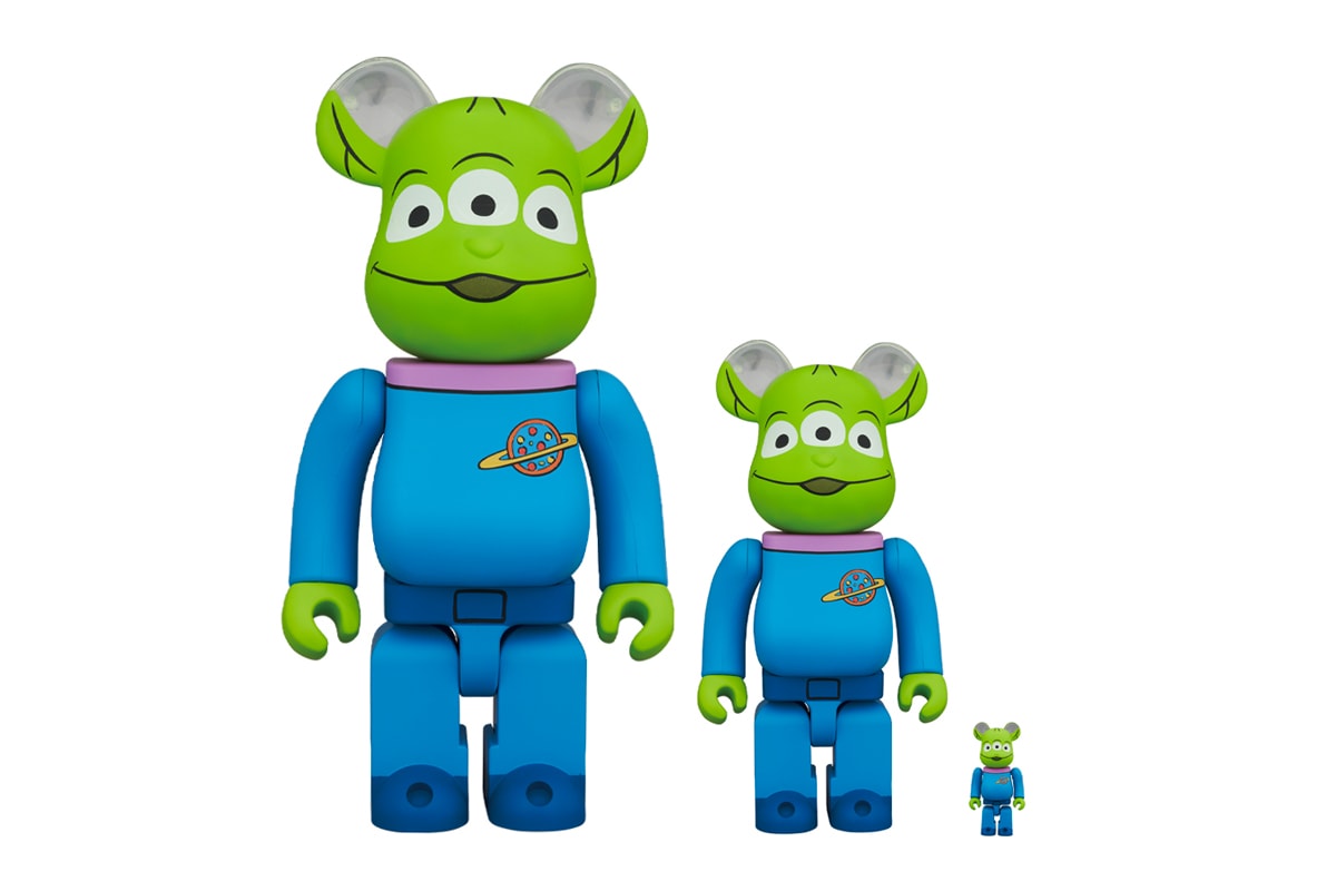 Medicom Toy Alien BEARBRICK 100 400 toys figures japanese toy story pixar animation character extraterrestrial movies franchise spring summer 2020 collection