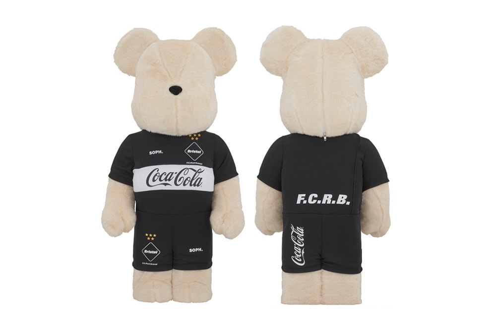 FC Real Bristol x Coca-Cola x Medicom Toy BEARBRICK spring summer 2020 collection cotton collectibles toys novelties figures interior furniture ornaments design