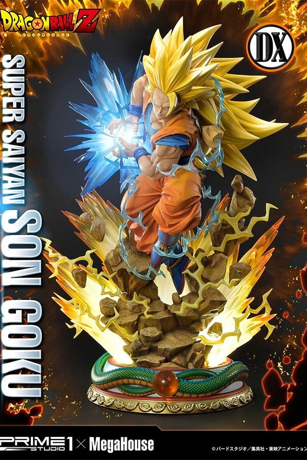 MegaHouse Prime 1 Studio Dragon Ball Z Goku Super Saiyan Statue 1 2 3 SSJ DBZ