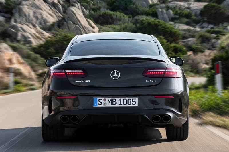 Mercedes-AMG E 53 4MATIC+ Coupé electrified 3.0-liter engine twin turbocharging 435 HP 520 Nm Torque Two Door Coupe Saloon Car Sportscar Release Information Closer Look 2020 New Update Styling Tuned Power