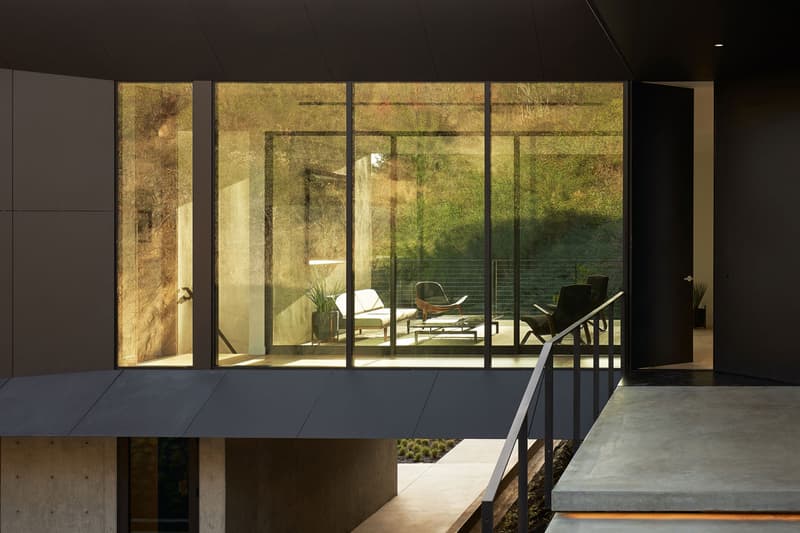 Montalba Architects LR2 House in Pasadena California Rectangular Volumes Rotated Series Angular Minimalist Concrete