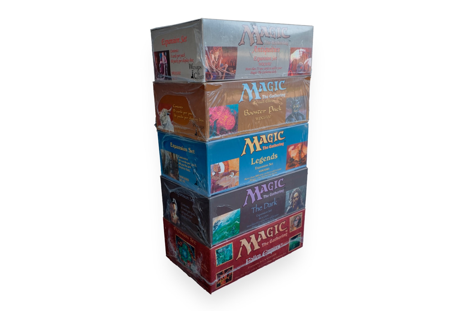 Mythic Markets Magic: The Gathering 94 Booster Box Set Purchase IPO info What is it How Money Antiquities Revised core Legends The Dark Fallen Empires Expansion Sets