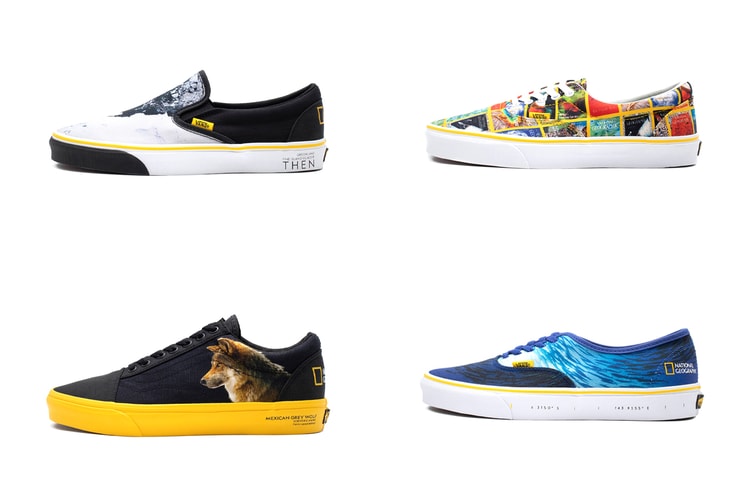 'National Geographic' Graces Iconic Vans Sneakers With Nature, Wildlife and More