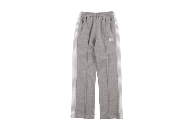 EMPTYROOM Archives NEEDLES Track Pants menswear streetwear nepenthes spring summer 2020 collection trousers sweats polyester butterfly keizo shimizu