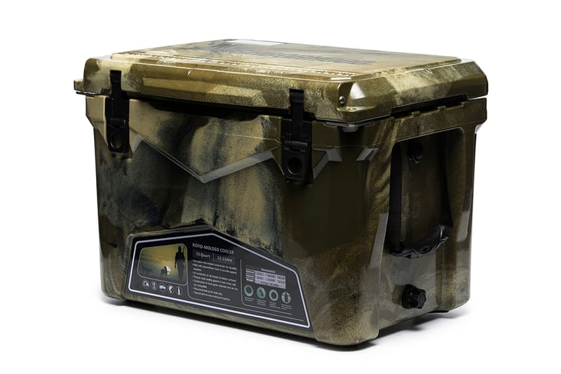 NEIGHBORHOOD Drops Marbled Dark Camo 30L Cooler Box