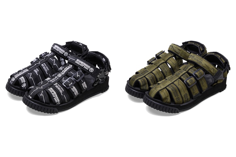 NEIGHBORHOOD and Shaka Team up for Boldly-Branded Hiker Sandals