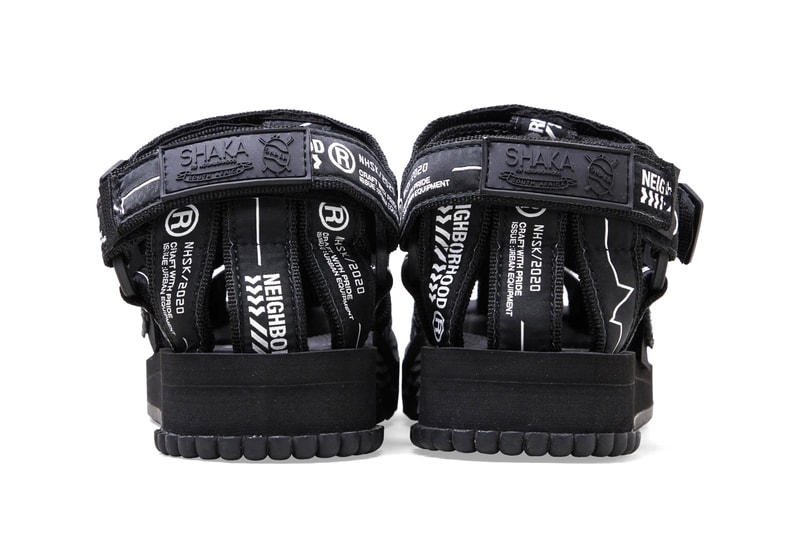 neighborhood shaka hiker sandals black olive drab white release date info photos price