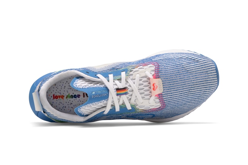 New Balance 2020 Pride Collection LGBTQ flag running gay parade colors rainbow Made in USA footwear 