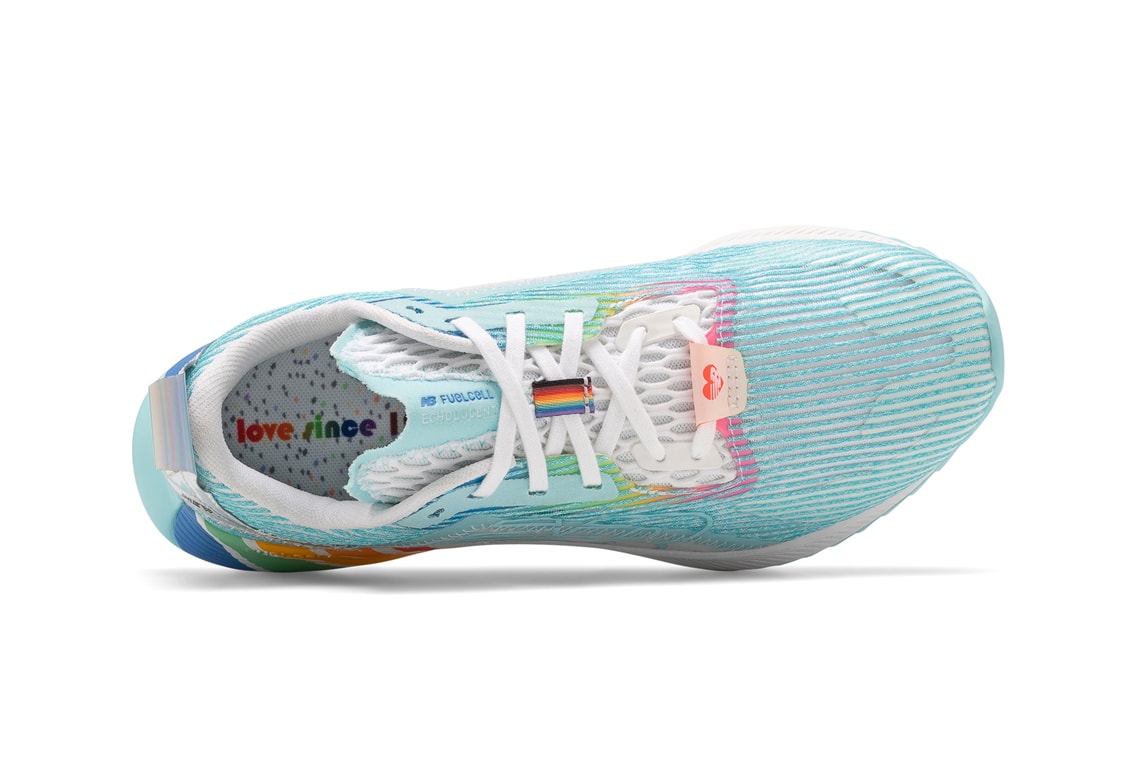 New Balance 2020 Pride Collection LGBTQ flag running gay parade colors rainbow Made in USA footwear 