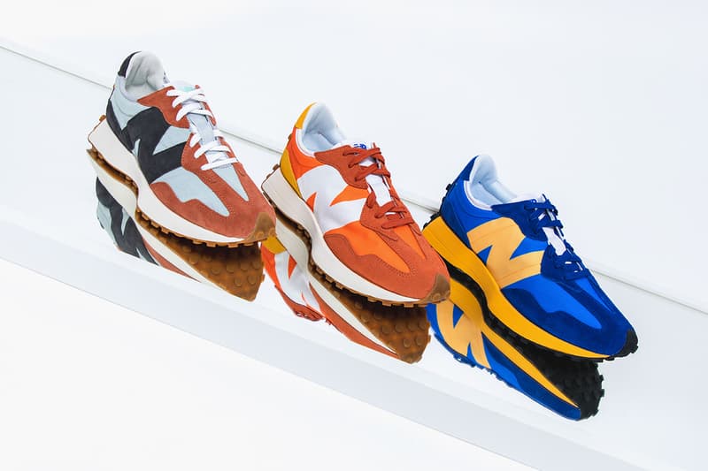New Balance 327 Blue And Orange 2 https%3A%2F%2Fhypebeast.com%2Fimage%2F2020%2F05%2Fnew balance 327 non split colors blue yellow orange white red navy closer look 1