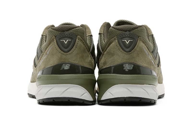 New Balance 990v5 Made in USA Covert Green m990ae5 suede mesh olive legends collection