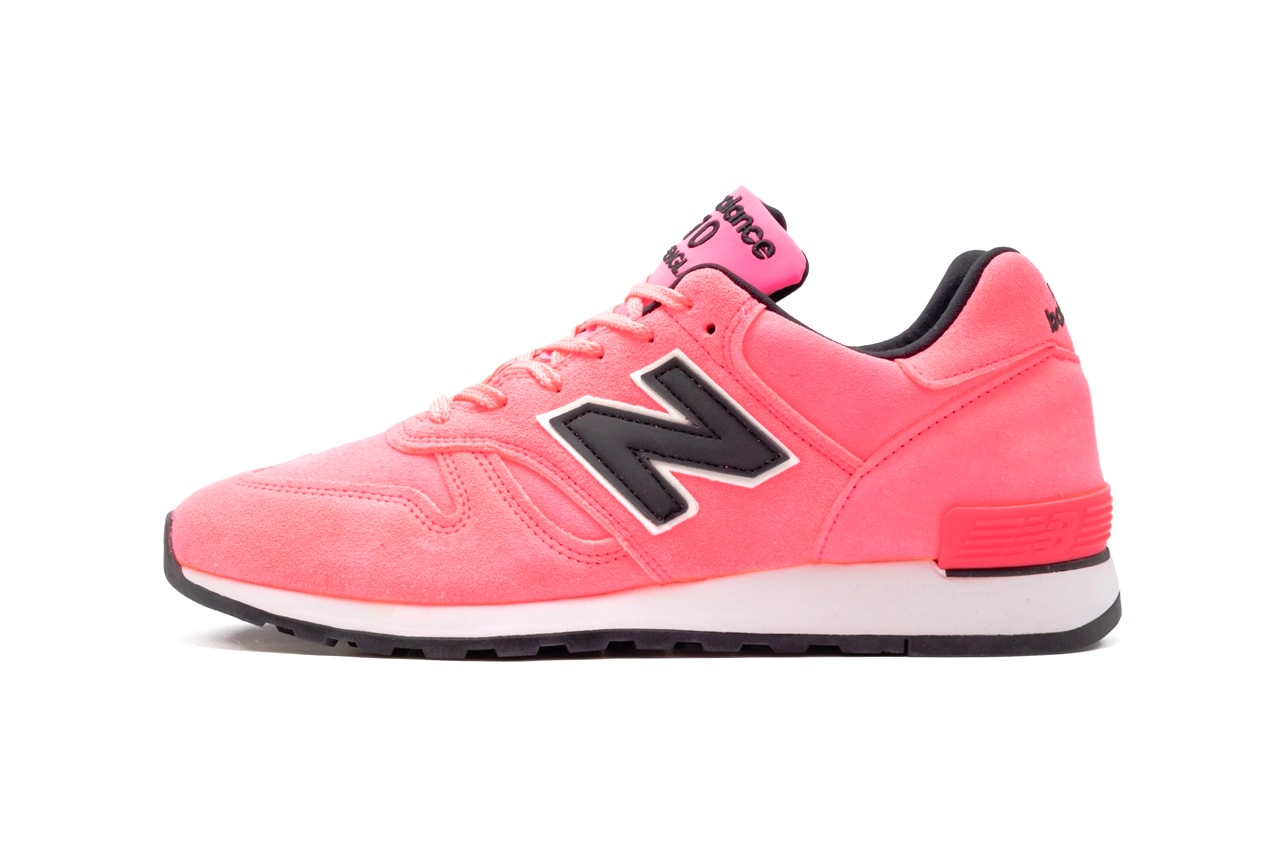 New Balance M670NEN Pink Neon menswear streetwear spring summer 2020 collection sneakers trainers shoes footwear runners kicks