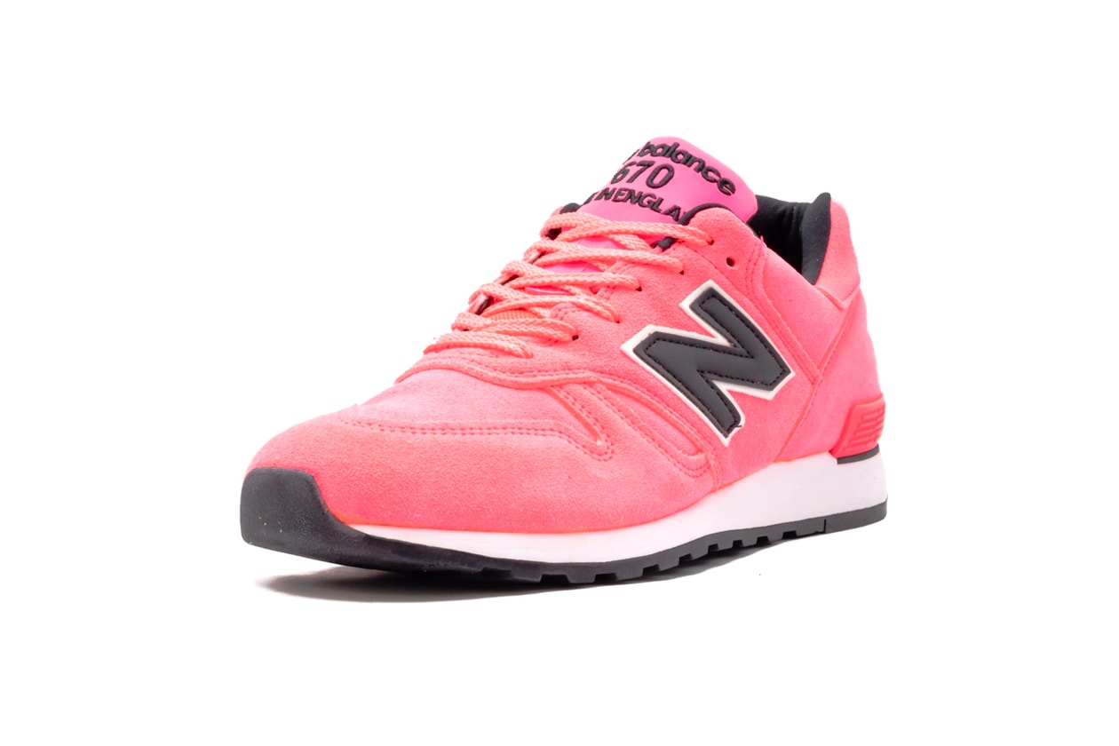 New Balance M670NEN Pink Neon menswear streetwear spring summer 2020 collection sneakers trainers shoes footwear runners kicks