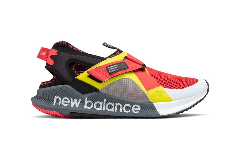new balance shandal sneaker shoe sandal hybrid black red white yellow grey official release date info photos price store list