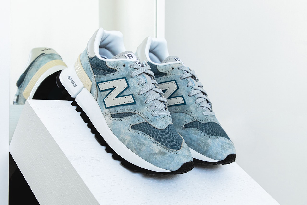 New balance tokyo design studio rc 1300 blue marble effect cream grey details release information buy cop purchase first look closer look