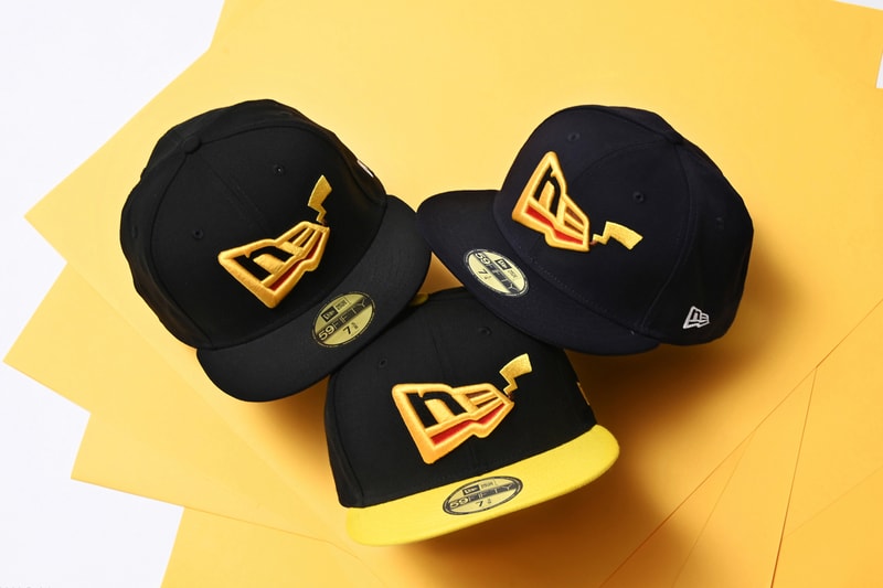 new era pokemon 59fifty hat apparel collection 2020 pikachu graphics t shirts shirt 9 fifty 9 forty hats 