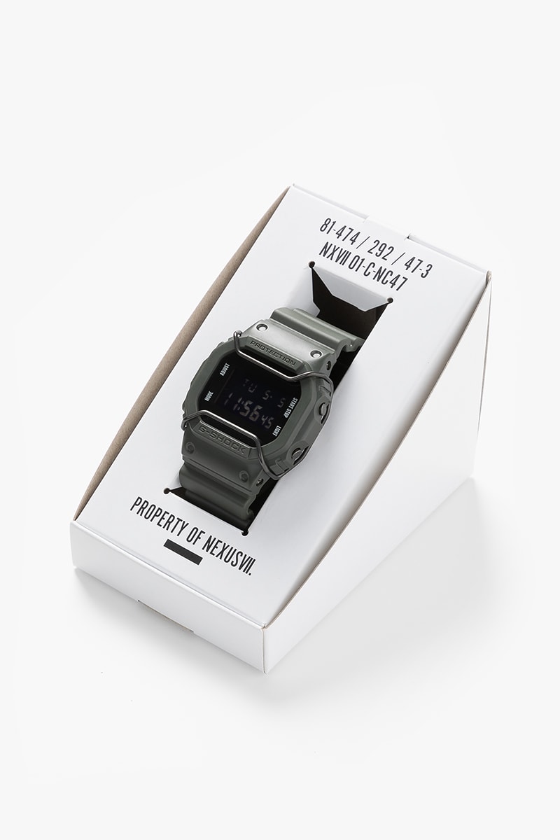 NEXUSVII G SHOCK Military Edition collab seven urban research exclusive DW 5600 inspired