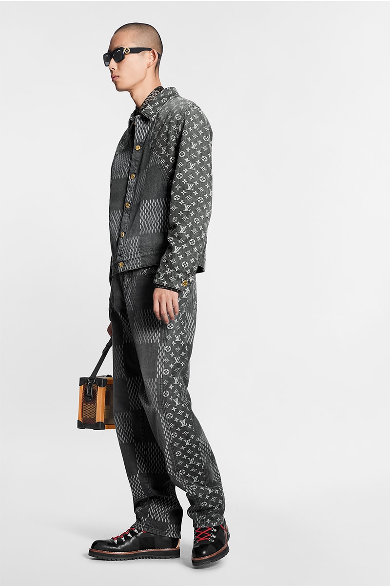 Louis Vuitton x Nigo Denim Jeans Gray