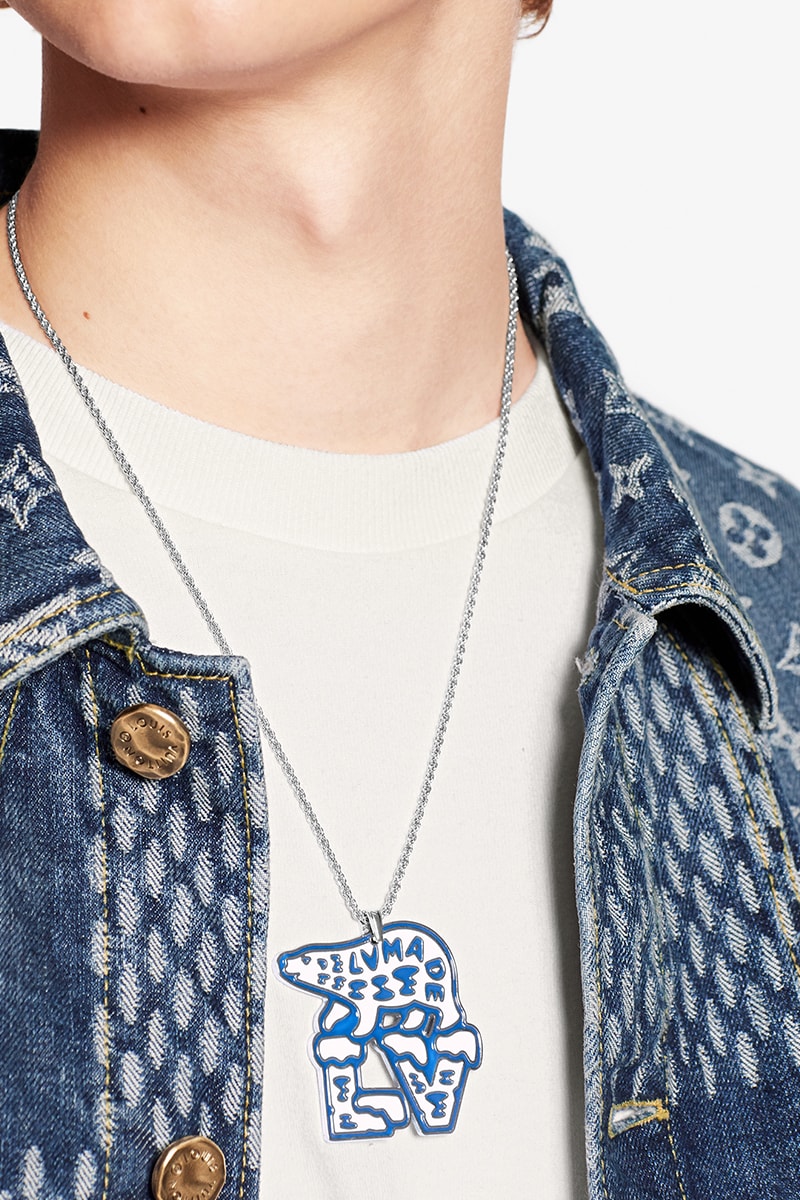 NIGO Virgil Abloh Louis Vuitton LV² Drop 1 Release Info Buy Price Denim Jeans Bags Necklace Human Made
