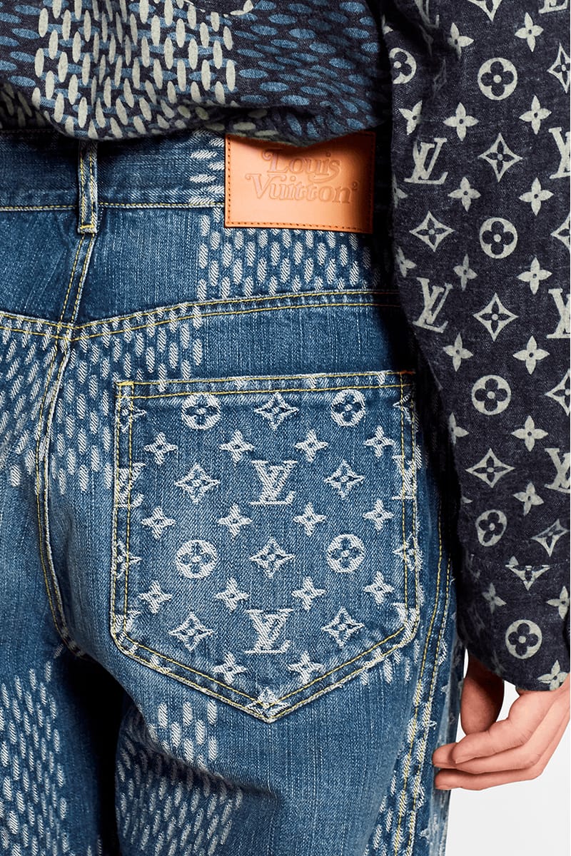 louis vuitton ripped jeans