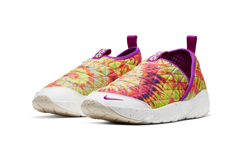 nike acg moc 3 0 tie dye CW2463 300 release date info photos price green strike vivid purple