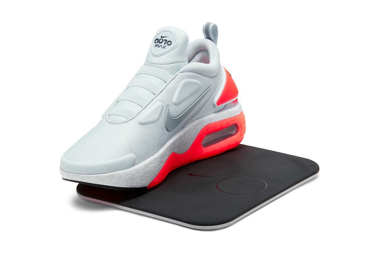 nike adapt auto max power lacing infrared pure platinum particle grey CW7274 002 release date info photos price