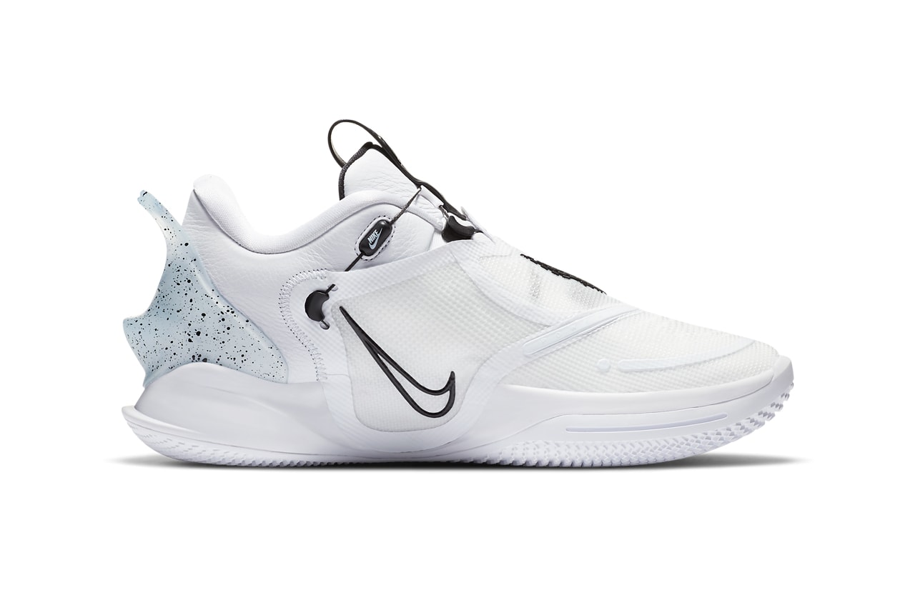 nike basketball adapt bb 2 0 oreo white black wolf grey speckles BQ5397 101 official release date info photos price store list 