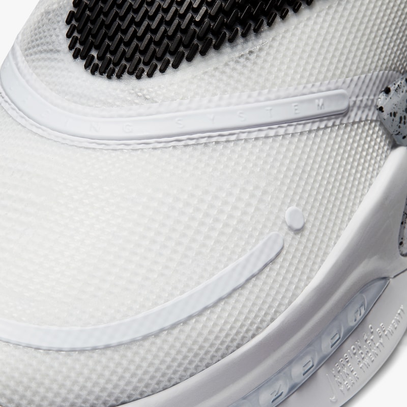 nike basketball adapt bb 2 0 oreo white black wolf grey speckles BQ5397 101 official release date info photos price store list 