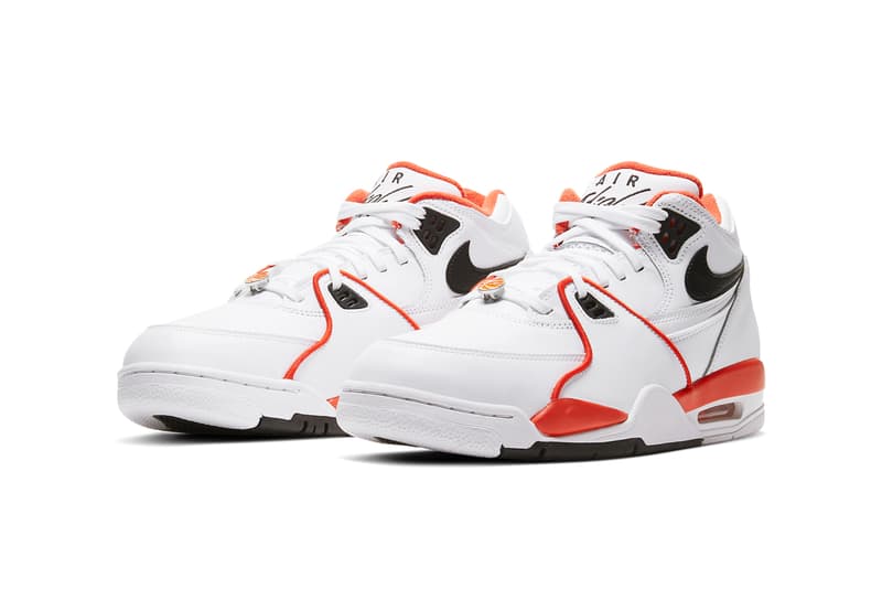 nike sportswear air flight 89 rucker park white team orange black CZ6097 100 official release date info photos price store list