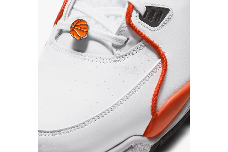 nike sportswear air flight 89 rucker park white team orange black CZ6097 100 official release date info photos price store list