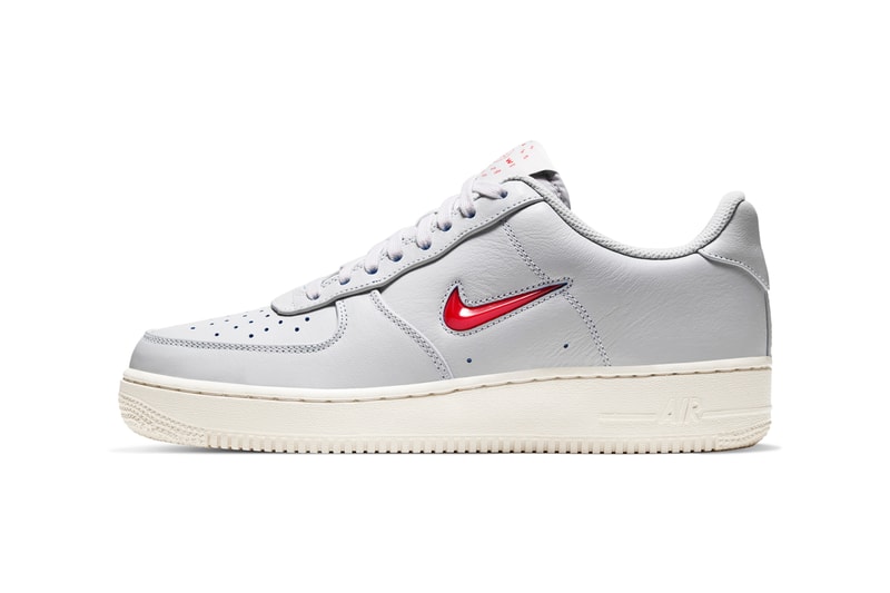 nike air max 90 force 1 home and away sportswear jewel swoosh white black grey red purple official release date info photos price store list