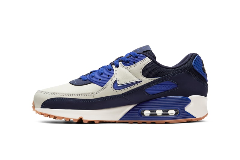 nike air max 90 force 1 home and away sportswear jewel swoosh white black grey red purple official release date info photos price store list