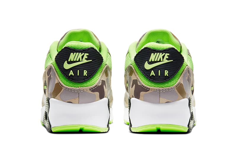 nike sportswear air max 90 duck camo ghost green CW4039 300 release date info photos price